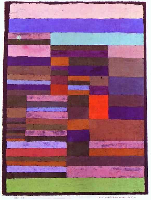 Paul Klee Individualized Altimetry of Stripes
